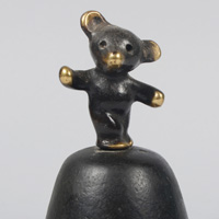 Walter Bosse bronze bear bell