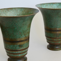 Carl Sorensen bronze vases