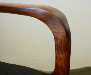 Arm detail of California studio chair