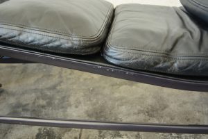 Eames chaise lounge close up of frame