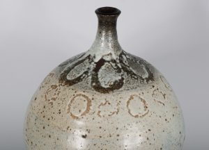 Closeup of Robert Gronendyke pottery.