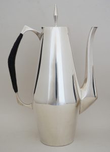 Diamond sterling coffee set designed by John Prip